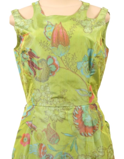 OSCAR DE LA RENTA SILK DRESS - eKlozet Luxury Consignment