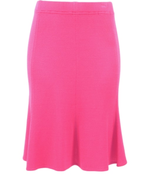 ST. JOHN COLLECTION Knit Flair Skirt- Front- eKlozet Luxury Consignment