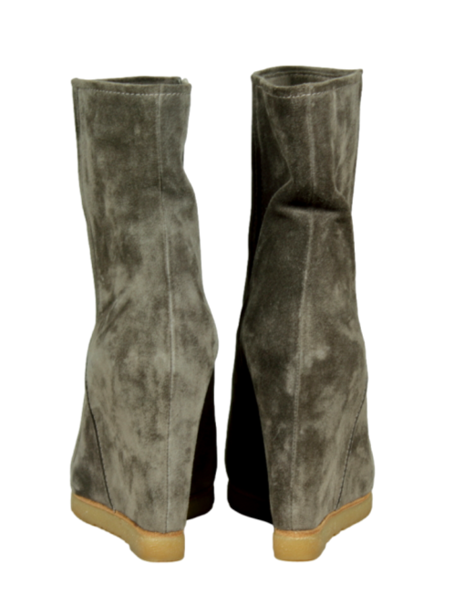 STUART WEITZMAN Suede Wedge Ankle Boots  Back