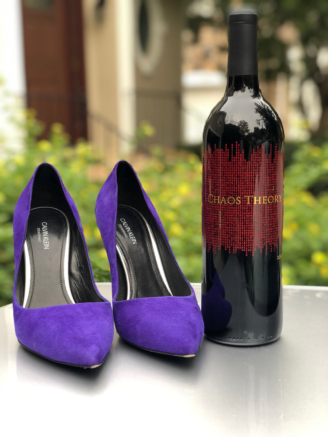 Calvin Klein Pumps and Brown Estate Wine - Wine IsShoes Blog - eKlozet Luxury Consignment Boutique