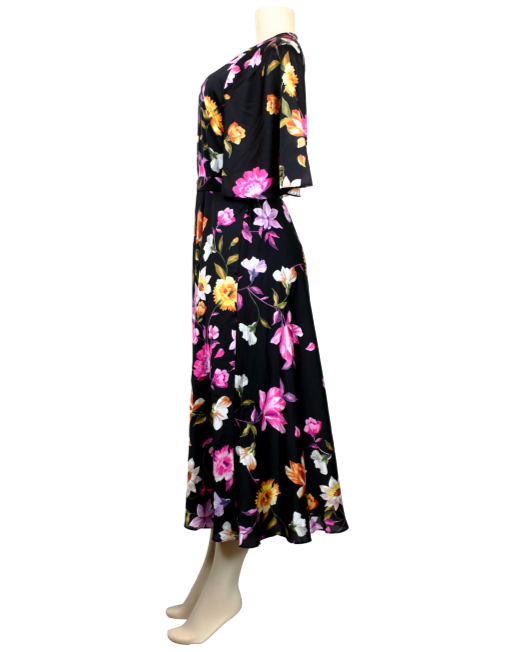 TED BAKER Floral Midi Dress W/ Tags