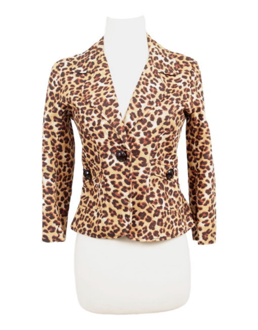 DOLLHOUSE Leopard Blazer