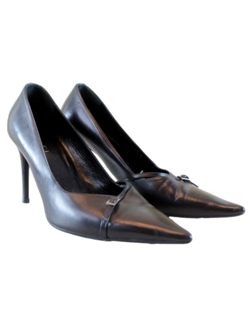 Gucci Pointed Toe Pumps-Front Side - eKlozet Designer Consignment