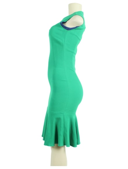 Dolce & Gabbana Sleeveless Peplum Midi Dress W/ Tags - eKlozet Luxury Consignment