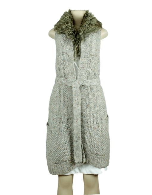 ANGEL OF THE NORTH Sweater Vest Front - eKlozet Luxury Consignment