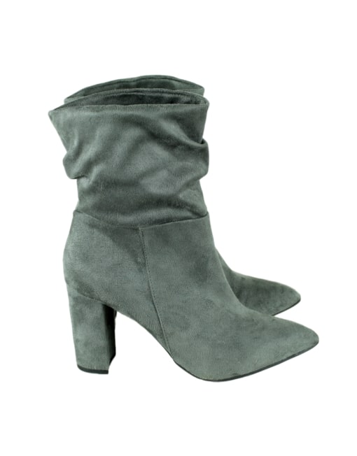 ZIGISOHO Short Suede Boots-Right Side-eKlozet Luxury Consignment