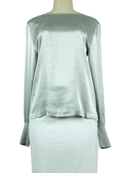 Escada Sport Grey Blouse - eKlozet Luxury Consignment