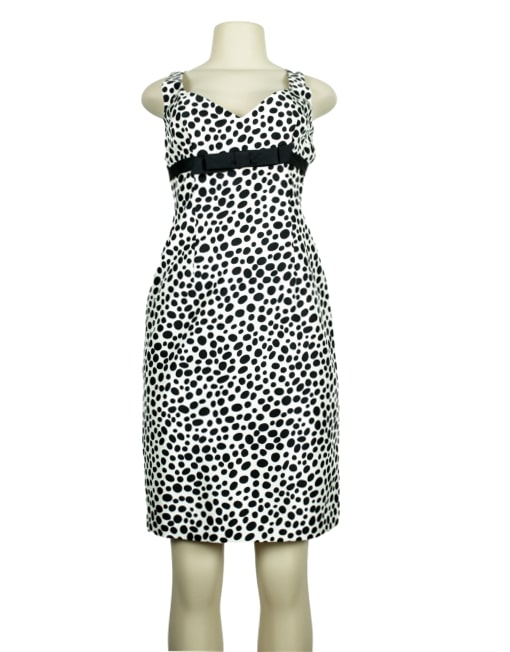 DAVID MEISTER Silk Knee-Length Dress w/ Tags -Front - eKlozet Luxury Consignment