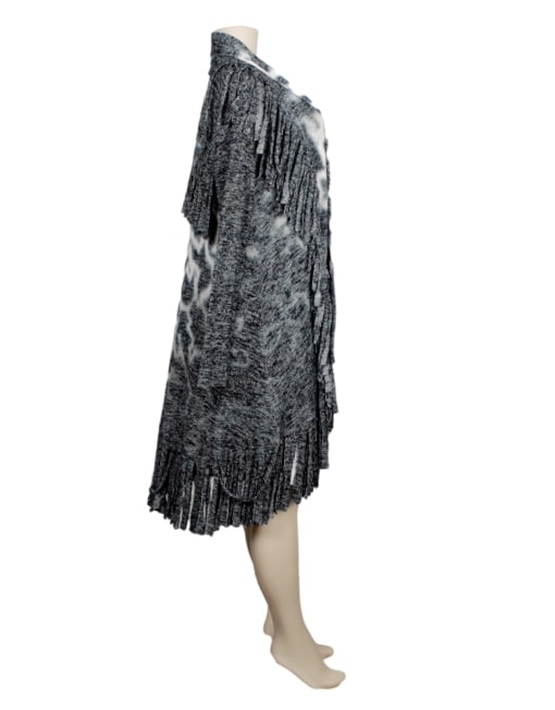 T Party Thick Tassel Cardigan Side - eKlozet Luxury Consignment