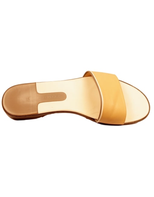 Bally Leather Slides - eKlozet Luxury Consignment