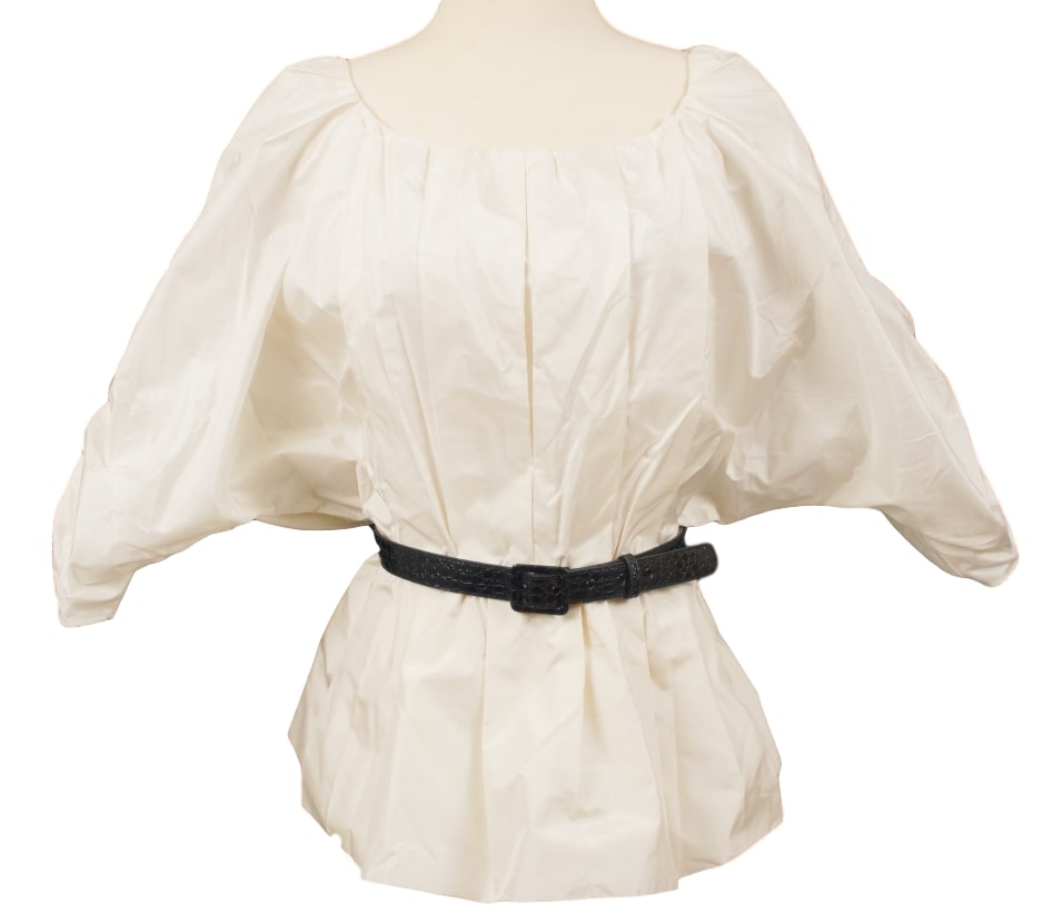 ALICE + OLIVIA SILK BELTED BLOUSE - eKlozet Luxury Consignment