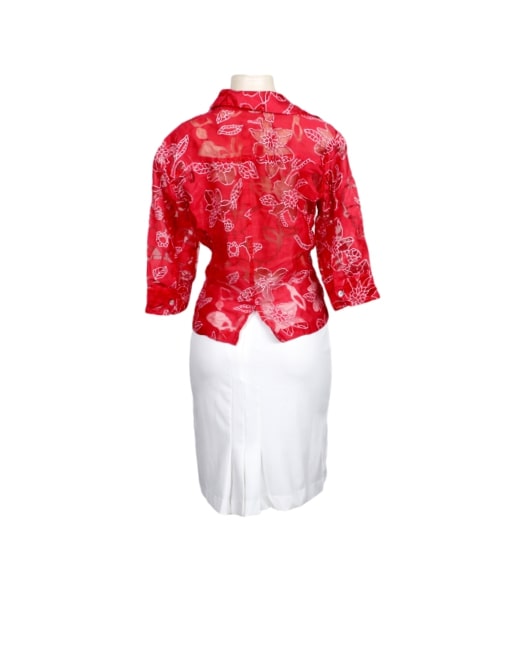 CHOICES Floral Button-Up-Back - eKlozet Luxury Consignment