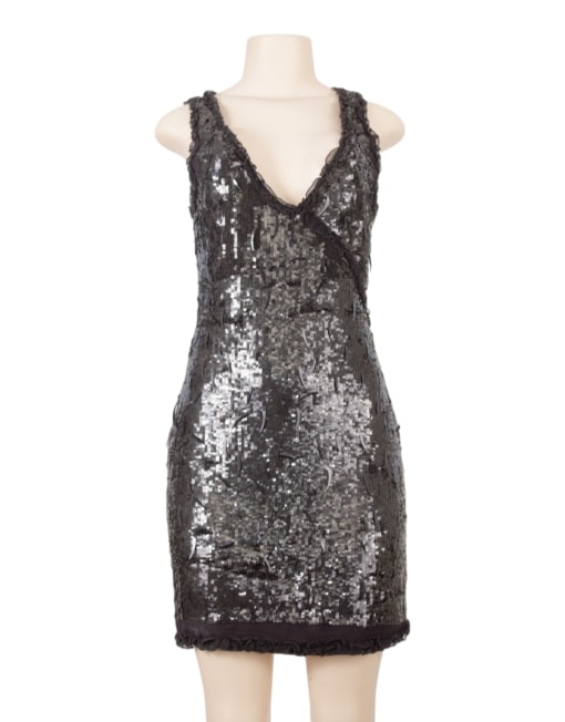 BEBE SEQUIN COCKTAIL DRESS - eKlozet Luxury Consignment