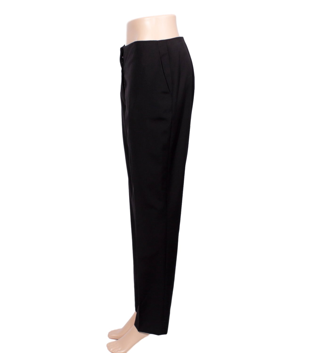 CHRISTIAN DIOR VIRGIN WOOL STRAIGHT-LEG PANTS - eKlozet Luxury Consignment