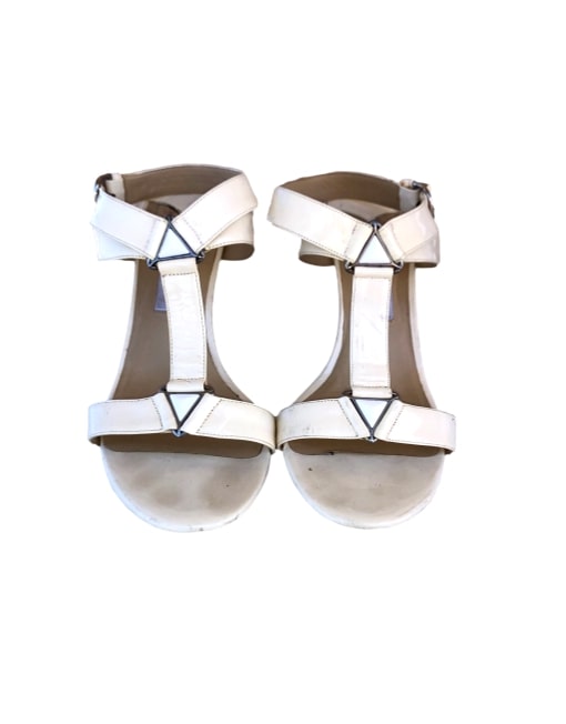 JIMMY CHOO Patent Leather Sandals-Front- eKlozet Designer Consignment