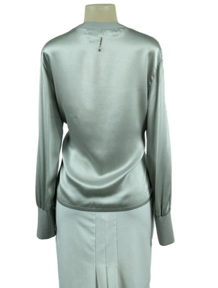 Escada Sport Grey Blouse - eKlozet Luxury Consignment