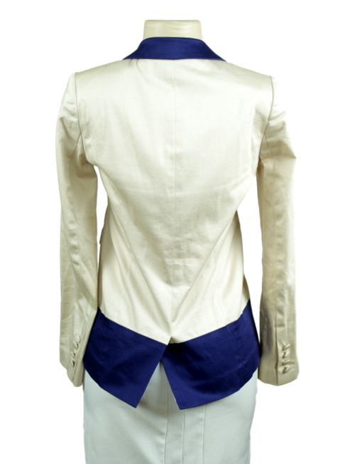 ANNIE GRIFFIN Color Block Blazer