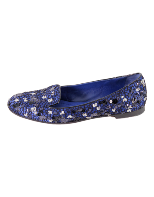 CHRISTIAN DIOR SATIN EMBELLISHED LOAFERS - eKlozet Luxury Consignment