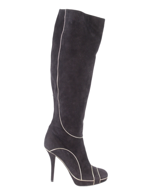 CHRISTIAN DIOR SUEDE OVER-THE-KNEE BOOTS - eKlozet Luxury Consignment