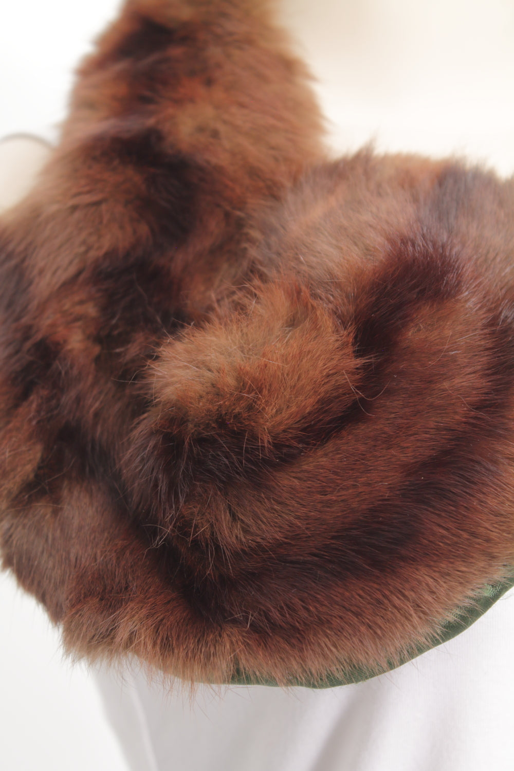 Vintage Mink Mahogany Collar - eKlozet Luxury Consignment