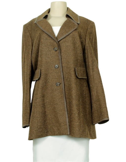 ELLEN TRACY Wool Coat Front