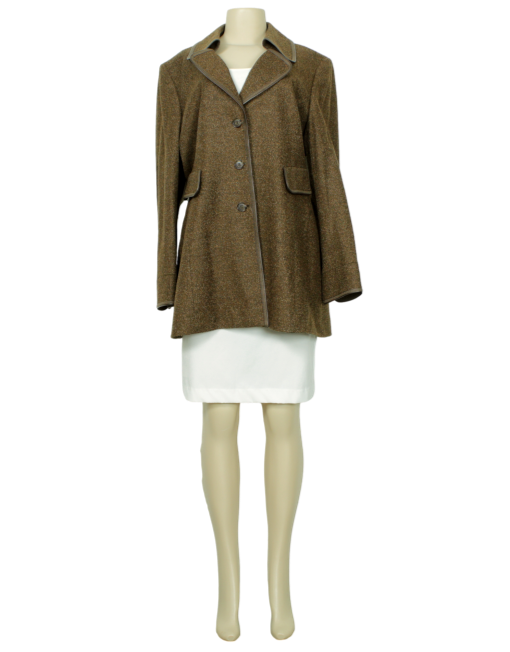 ELLEN TRACY Wool Coat Full Front