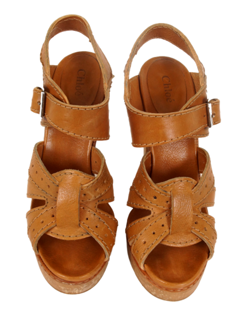 CHLOE PLATFORM SANDALS - eKlozet Luxury Consignment