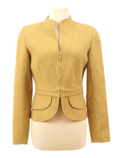 VALENTINO COLLARLESS WOOL BLAZER - eKlozet Luxury Consignment