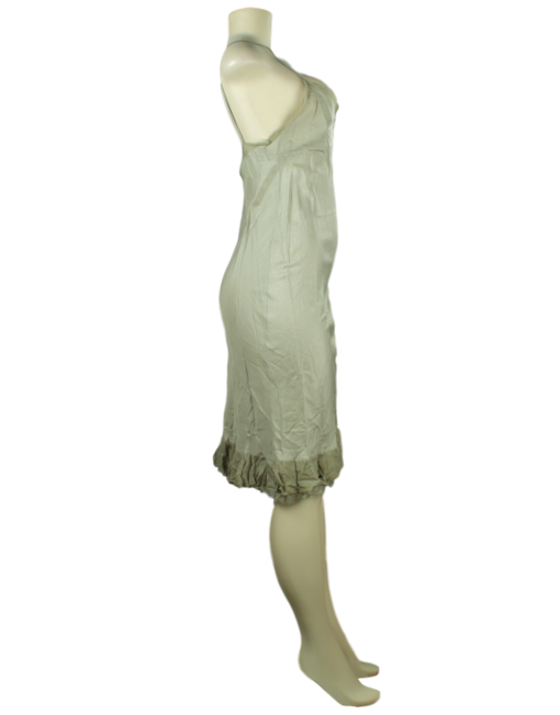 Dosa Knee-Length Silk Slip Dress Side - eKlozet Luxury Boutique