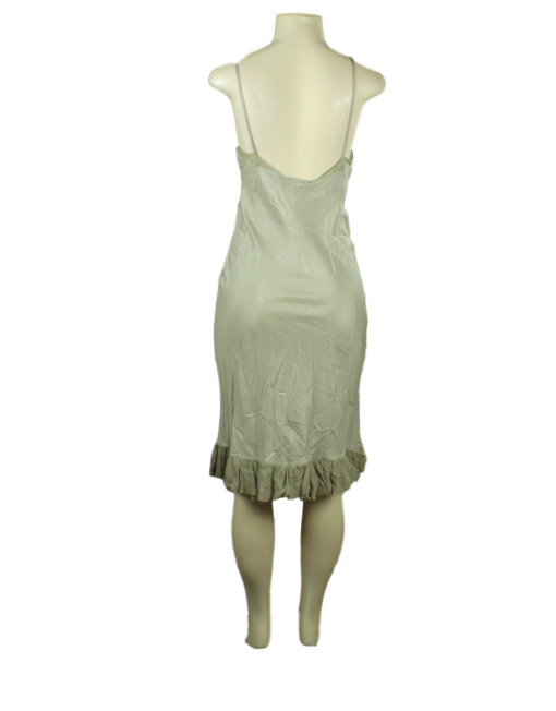 Dosa Knee-Length Silk Slip Dress Back - eKlozet Luxury Boutique
