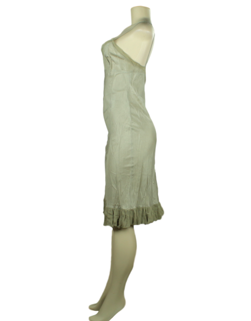 Dosa Knee-Length Silk Slip Dress Side - eKlozet Luxury Boutique