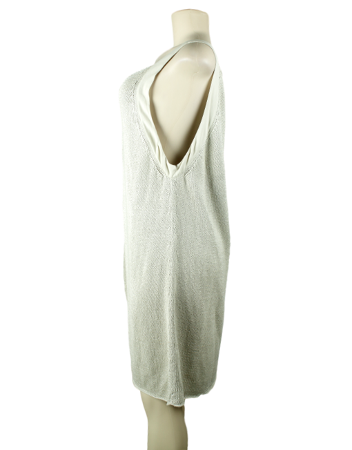 TSE Linen and Silk Midi Dress left side - eKlozet Luxury Boutique