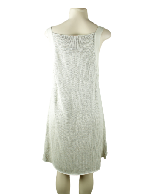 TSE Linen and Silk Midi Dress back - eKlozet Luxury Boutique