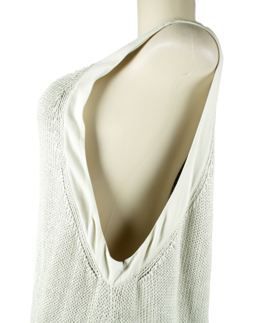 TSE Linen and Silk Midi Dress lose stitch - eKlozet Luxury Boutique 