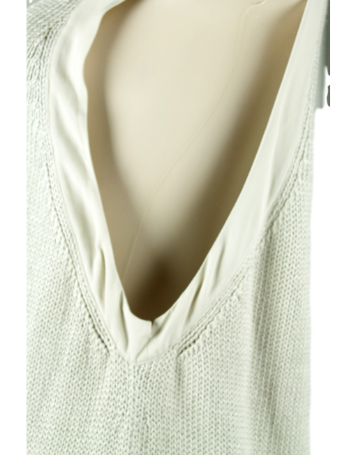 TSE Linen and Silk Midi Dress - eKlozet Luxury Boutique lose stitch