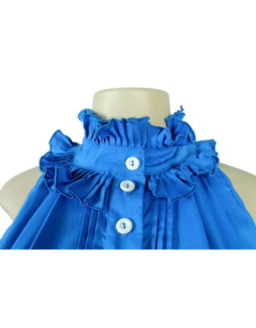 CHRISTIAN CALIENDO Ruffle Sleeveless Mini Dress - eKlozet Luxury Consignment