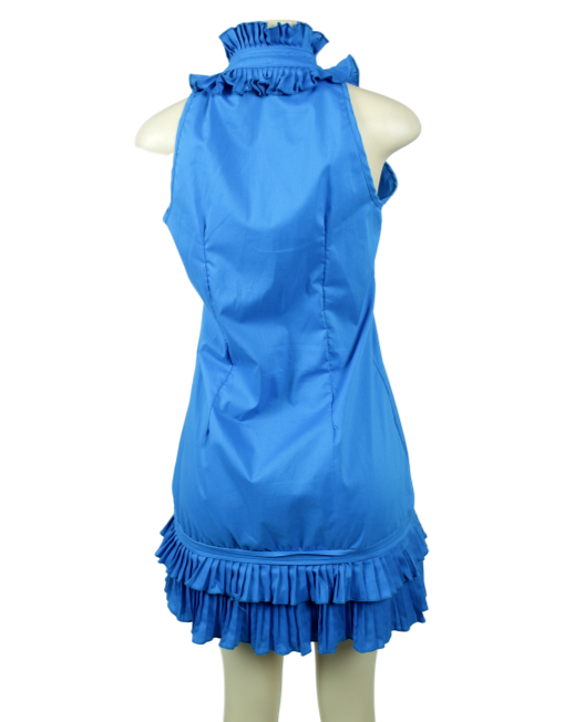 CHRISTIAN CALIENDO Ruffle Sleeveless Mini Dress - eKlozet Luxury Consignment