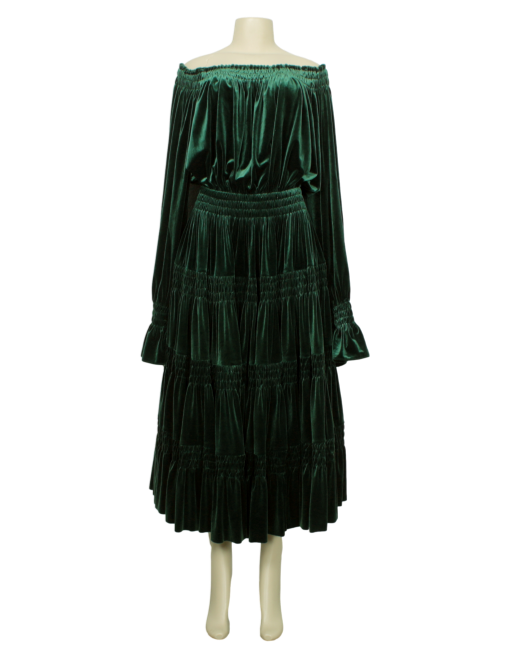 NORMA KAMALI Velvet Dress Front