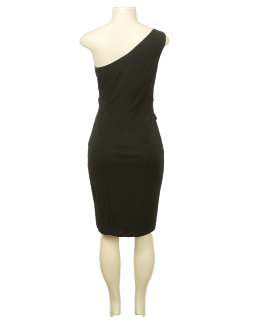 DAVID MEISTER One Shoulder Knee-Length Dress Back
