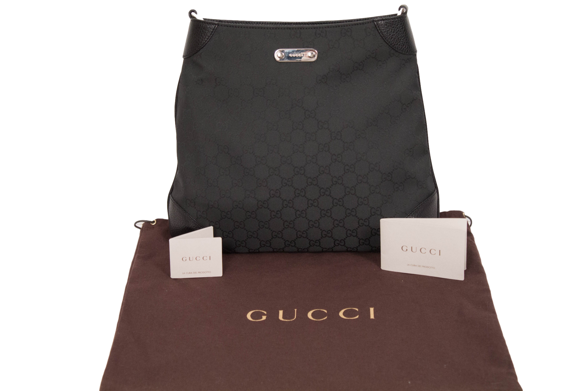 GUCCI SIGNATURE "GG" SHOULDER BAG - eKlozet Luxury Consignment