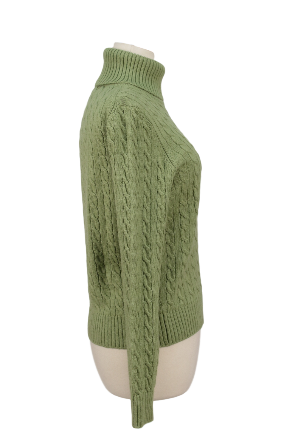 MODA INTERNATIONAL CABLEKNIT TURTLENECK SWEATER - eKlozet Luxury Consignment