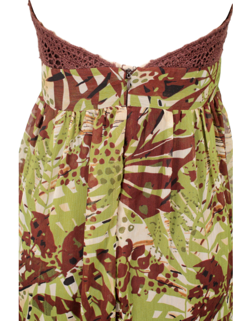 Sandra Darren Print Maxi Dress - eKlozet Luxury Consignment