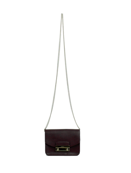 FURLA Julia Saffiano Leather Mini Crossbody Bag w/ tags - eKlozet Luxury Consignment