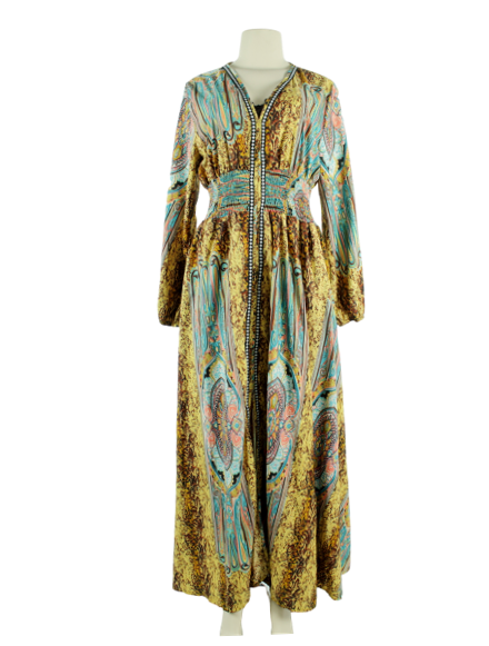Colors of India Long Sleeve High-Low Dress - eKlozet Luxury Consignment