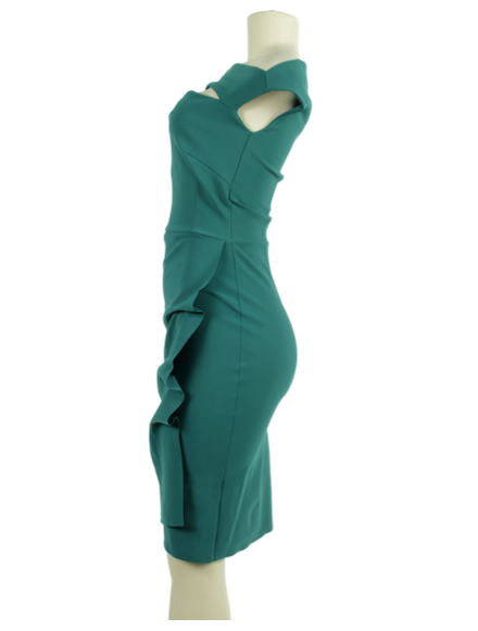 Chiara Boni Off-The-Shoulder Knee Length Dress - eKlozet Luxury Consignment