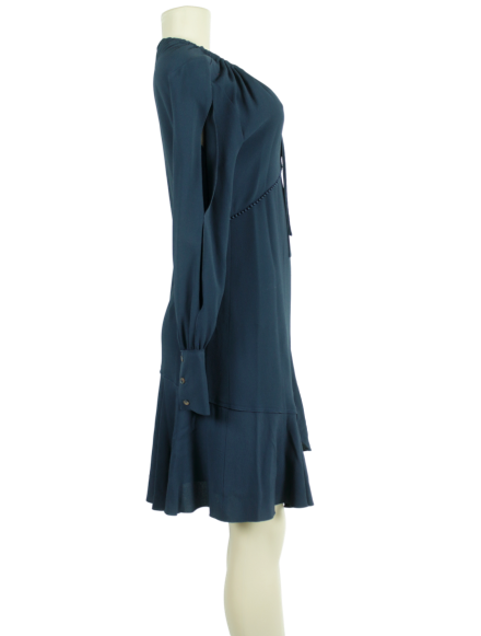 DEREK LAM 10 CROSBY Cold-Shoulder Dress - eKlozet Luxury Consignment