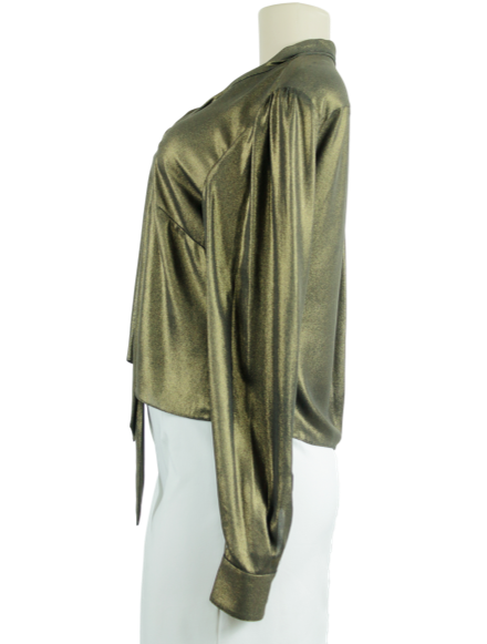 KAREN MILLEN Shimmery Blouse - eKlozet Luxury Consignment