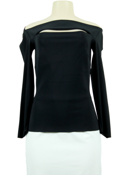 La Petite Robe Di Chiara Boni Cutout-Accented Long Sleeve Top - eKlozet Luxury Consignment