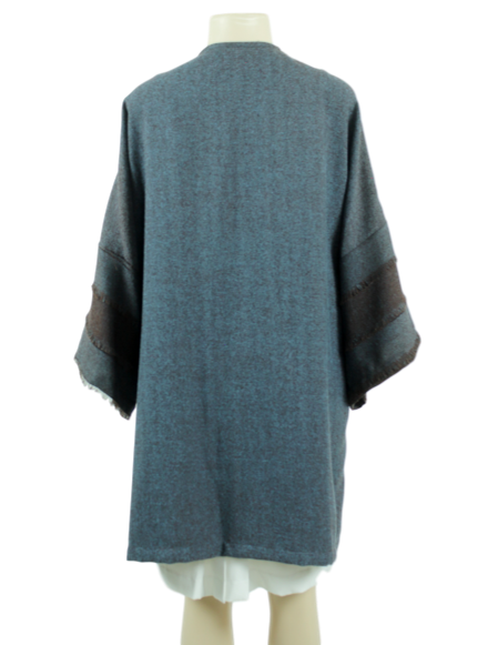 IC by Connie K Frayed Knee-Length Cardigan - eKlozet Luxury Consignment