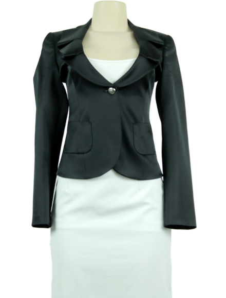 Emporio Armani Satin Blazer - eKlozet Luxury Consignment